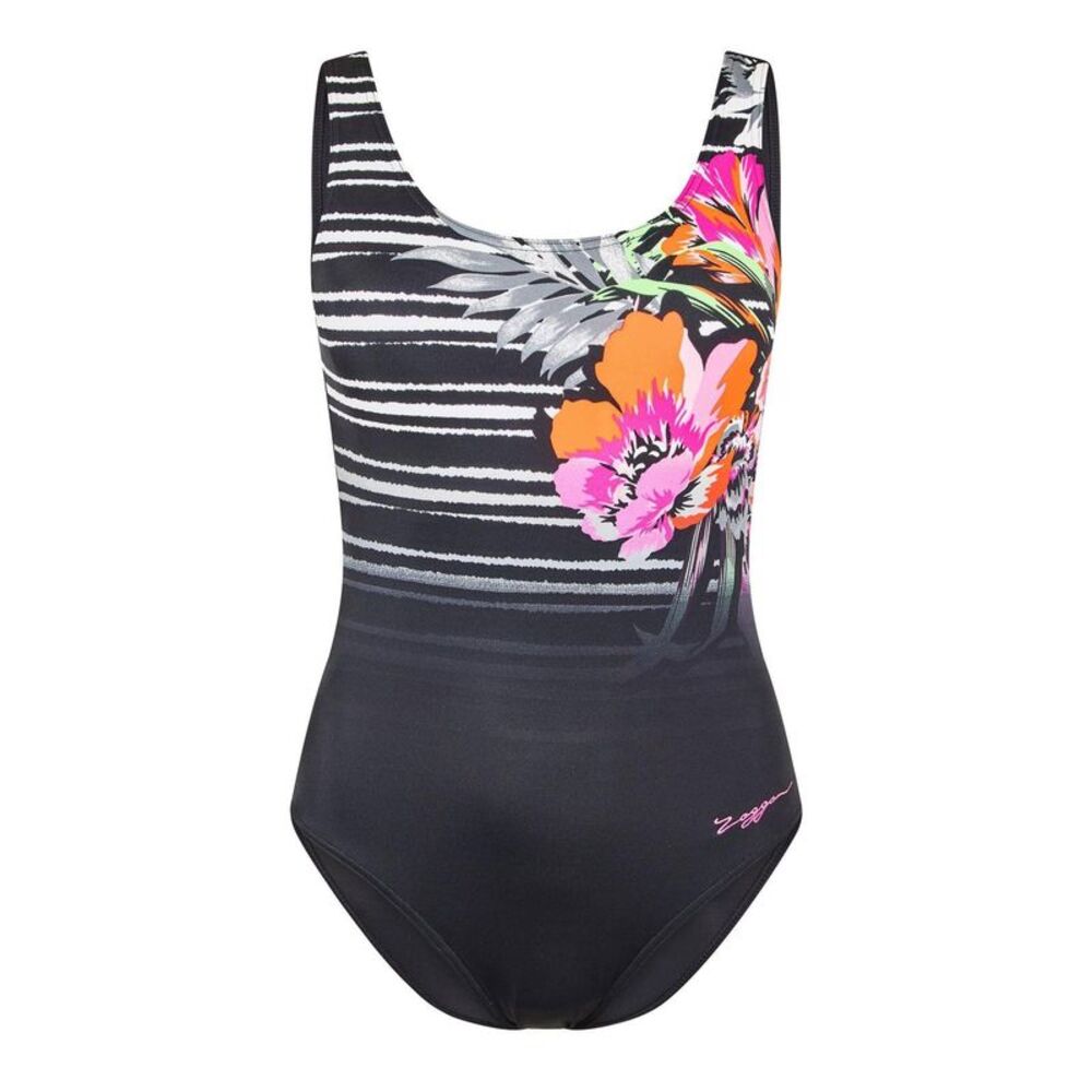 Zoggs Womens/Ladies Latino Love Scoopback One Piece Bathing Suit / Multicolored